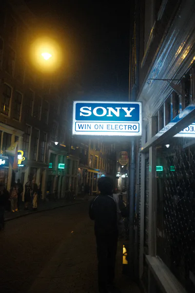 Sony neon light