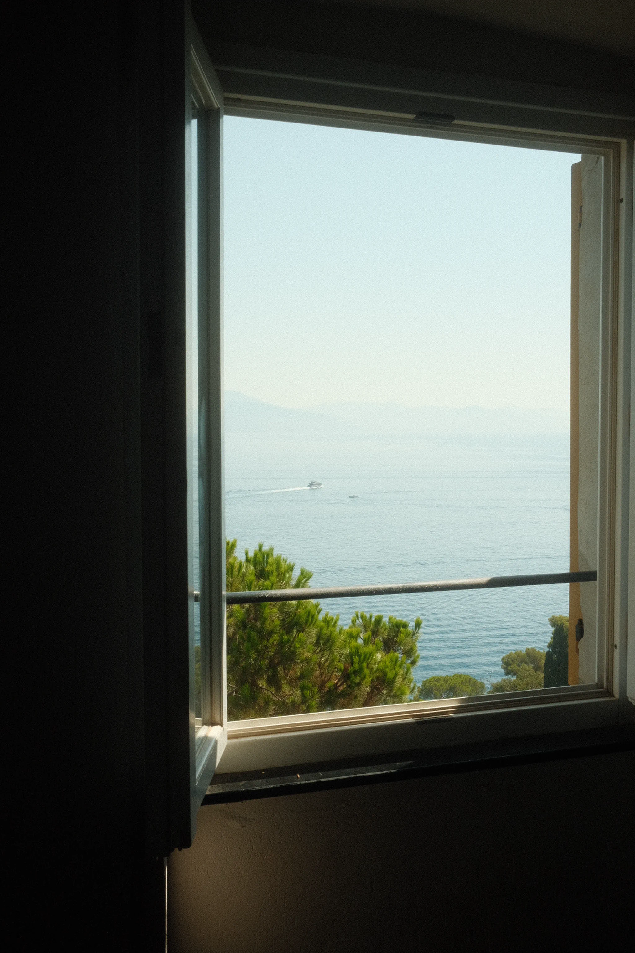 Window with view of sea